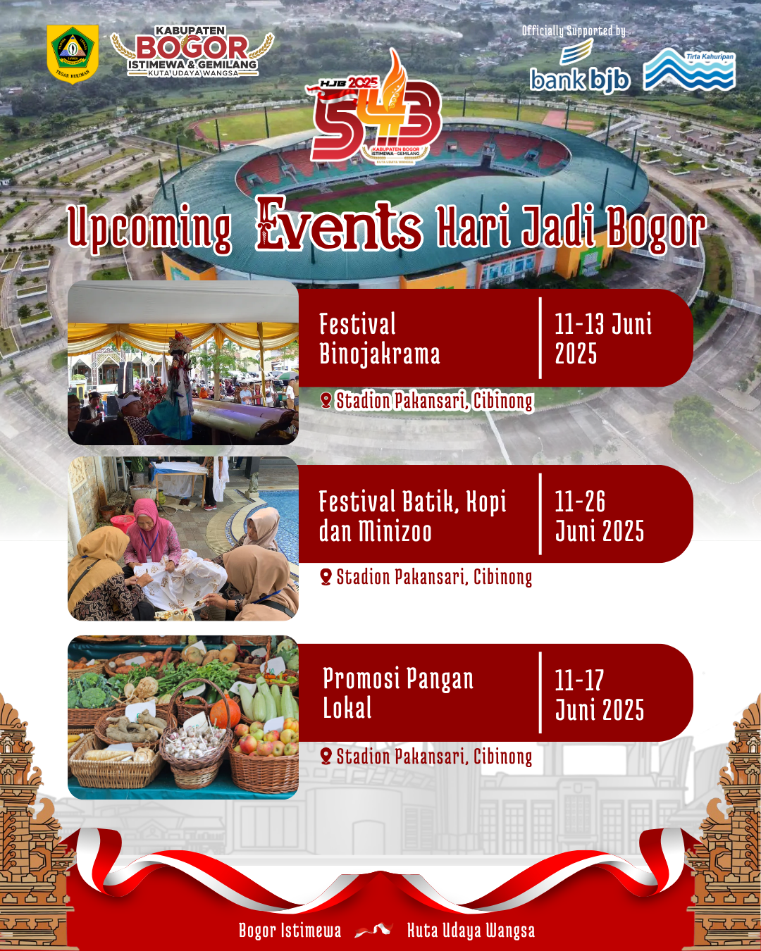 Upcoming Events HJB 543 Promo 2