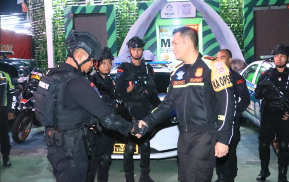 Brimob Dukung Polres Bogor Tingkatkan Keamanan dan Kenyamana