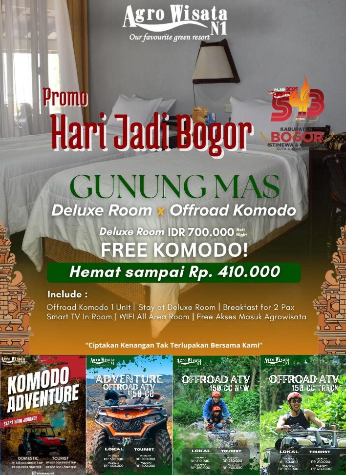 Agrowisata Gunung Mas Ucapkan Selamat Hari Jadi Bogor ke-543