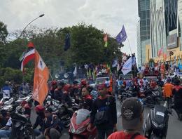 Belasan Penyusup Diamankan Saat Aksi Buruh