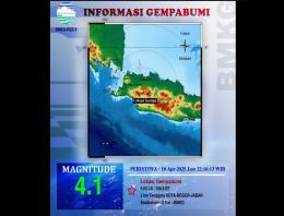 Gempa 4,1 Magnitudo Guncang Kota Bogor Waspada Gem